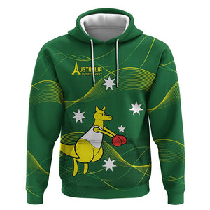 Custom Australia Paris 2024 Hoodie - National Colors, Unisex, Limited Edition by Vibe Hoodie