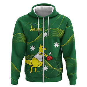 Custom Australia Paris 2024 Hoodie - National Colors, Unisex, Limited Edition by Vibe Hoodie