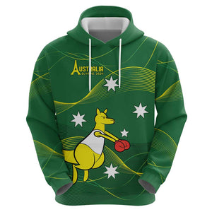 Custom Australia Paris 2024 Hoodie - National Colors, Unisex, Limited Edition by Vibe Hoodie