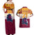 custom-nrl-broncos-champions-2023-couples-matching-off-shoulder-maxi-dress-and-hawaiian-shirt-proud-newcastle-aboriginal-vibe