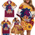 custom-nrl-broncos-champions-2023-family-matching-off-shoulder-short-dress-and-hawaiian-shirt-proud-newcastle-aboriginal-vibe