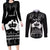 personalised-australia-king-birthday-couples-matching-long-sleeve-bodycon-dress-and-long-sleeve-button-shirts-australian-map-with-crown-black-version