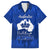 personalised-australia-king-birthday-family-matching-puletasi-dress-and-hawaiian-shirt-australian-map-with-crown-blue-version