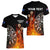 custom-personalised-australia-darts-fire-burning-black-style-women-v-neck-t-shirt