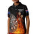 custom-personalised-australia-darts-fire-burning-black-style-kid-polo-shirt