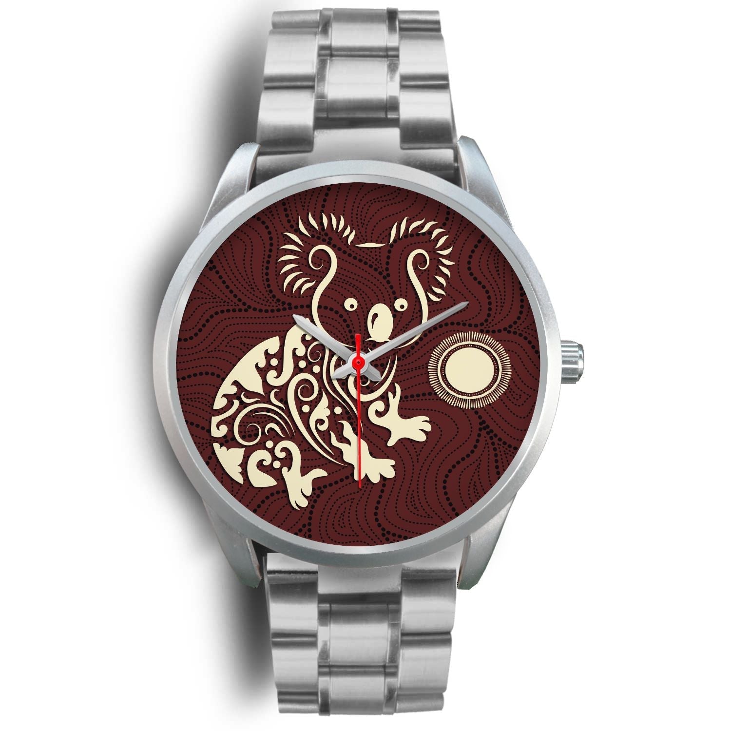 aboriginal-watch-koala-patterns-treasure-silver-watch