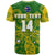 (Custom Text And Number) Cricket Australia T Shirt Aussie 2022 Indigenous Special Version 2 LT14